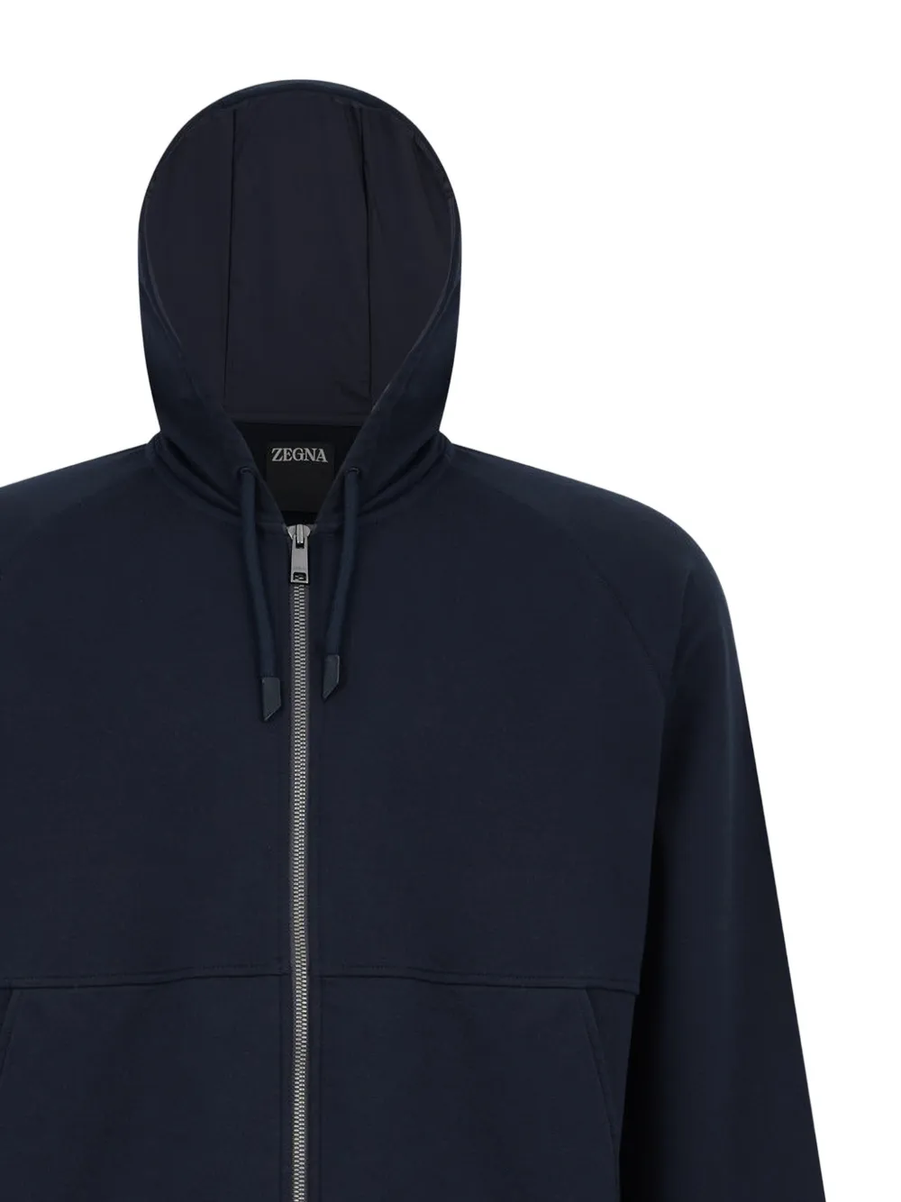 Zegna Hoodie met rits Blauw