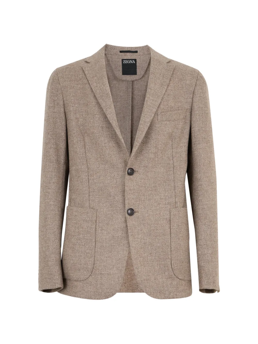 Zegna double-breasted blazer - Brown