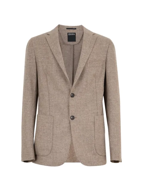Zegna blazer con doble botonadura
