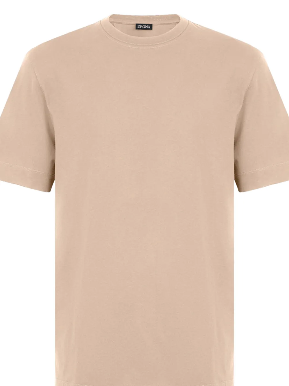 Zegna T-shirt met ronde hals Beige
