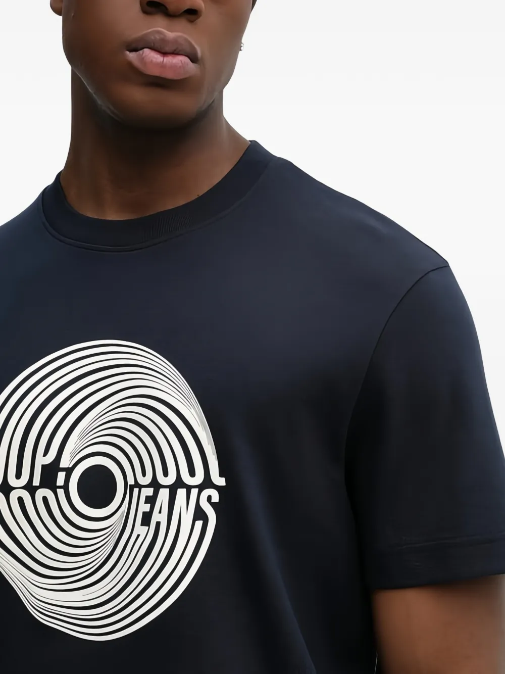 Joop! graphic print T-shirt Blauw