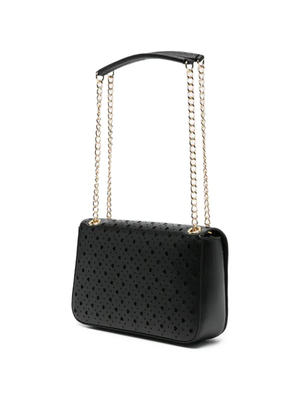 Love Moschino Perforated Cross Body Bag | Black | FARFETCH