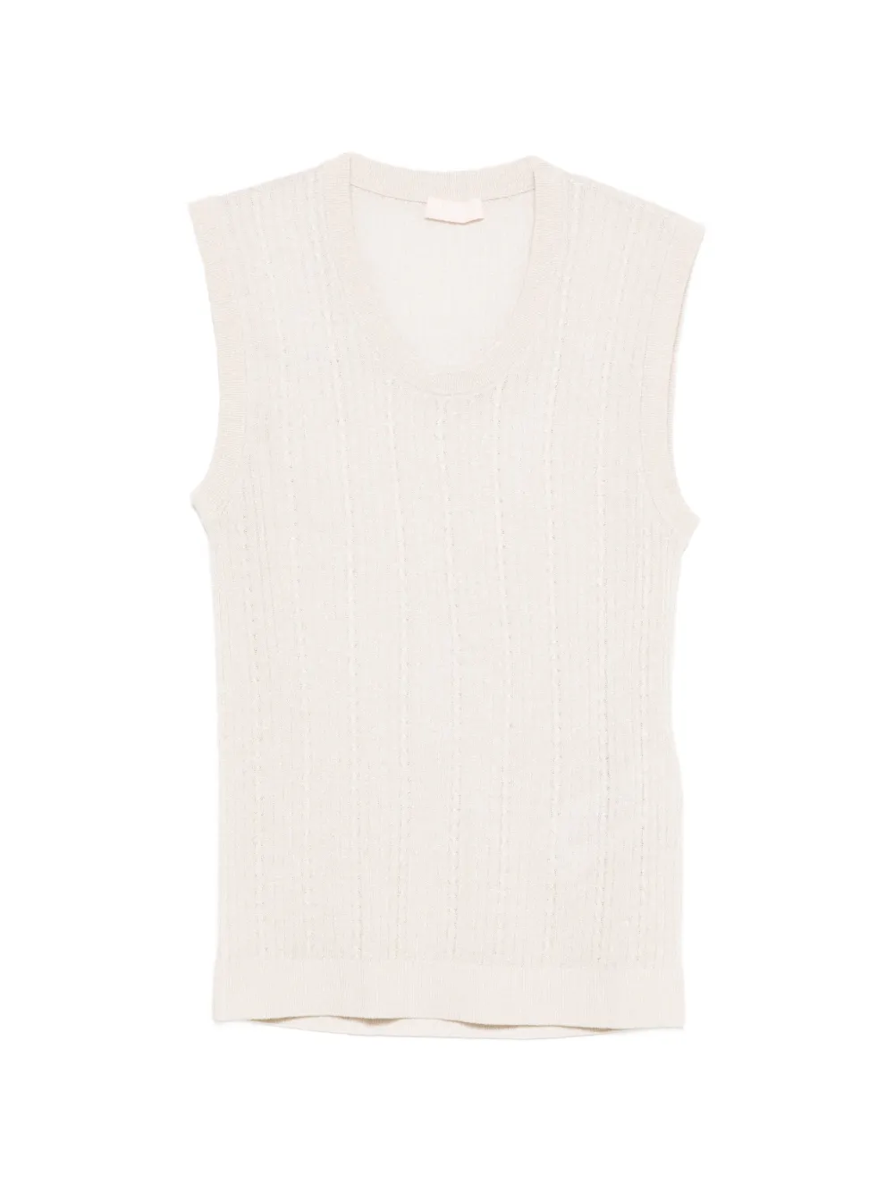 LIU JO ribbed sleeveless top - Toni neutri