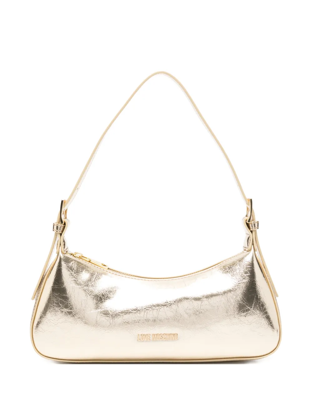 Love Moschino Borsa a spalla con logo - Oro