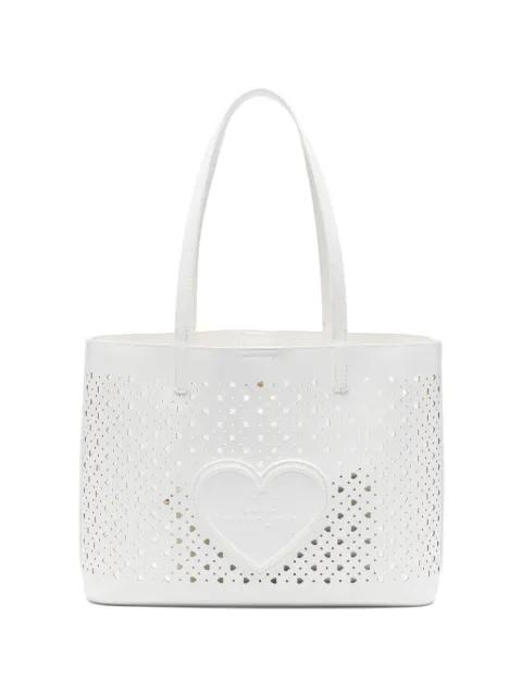 Love Moschino tote en forma de corazón con abertura