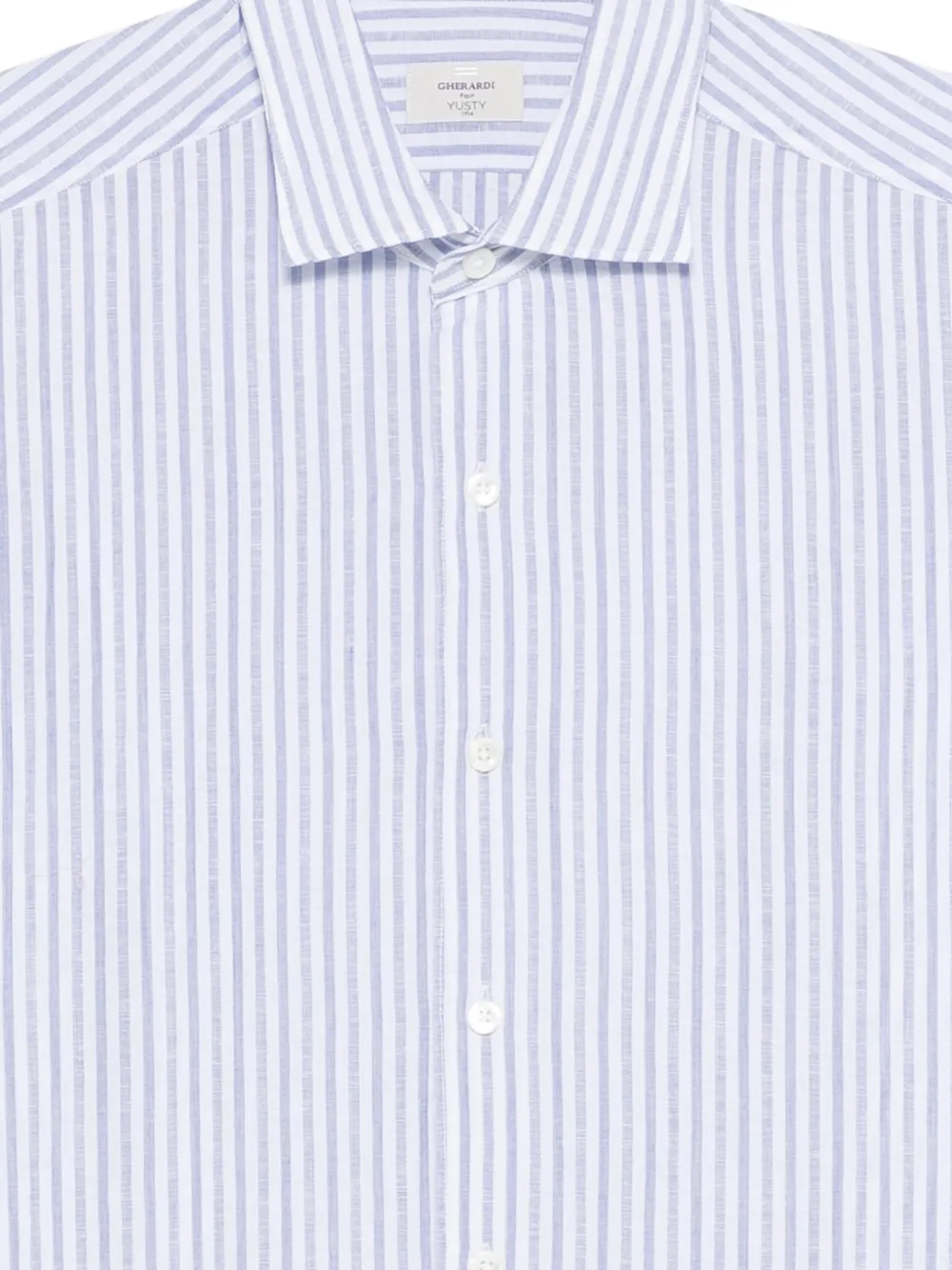 Alessandro Gherardi Gestreept overhemd Blauw