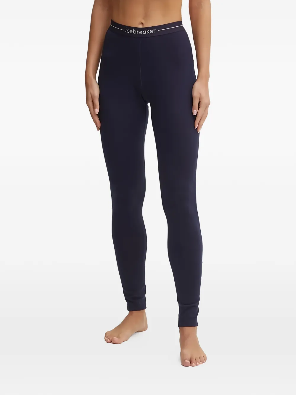 icebreaker waistband leggings - Blu