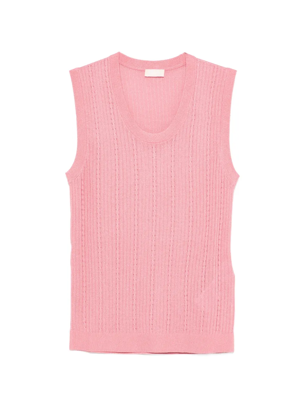 LIU JO ribbed knitted top - Rosa