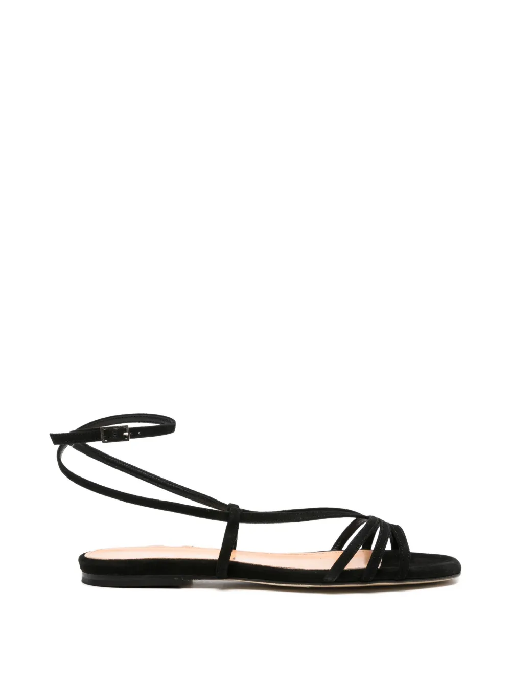 The Seller suede sandals Zwart
