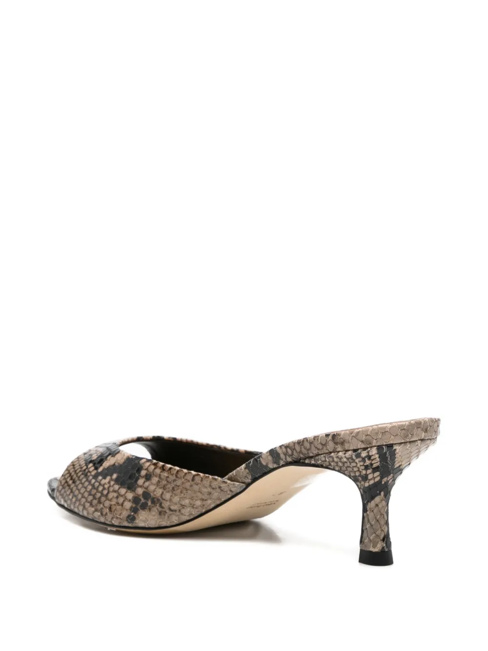 The Seller snake-pattern sandals Beige