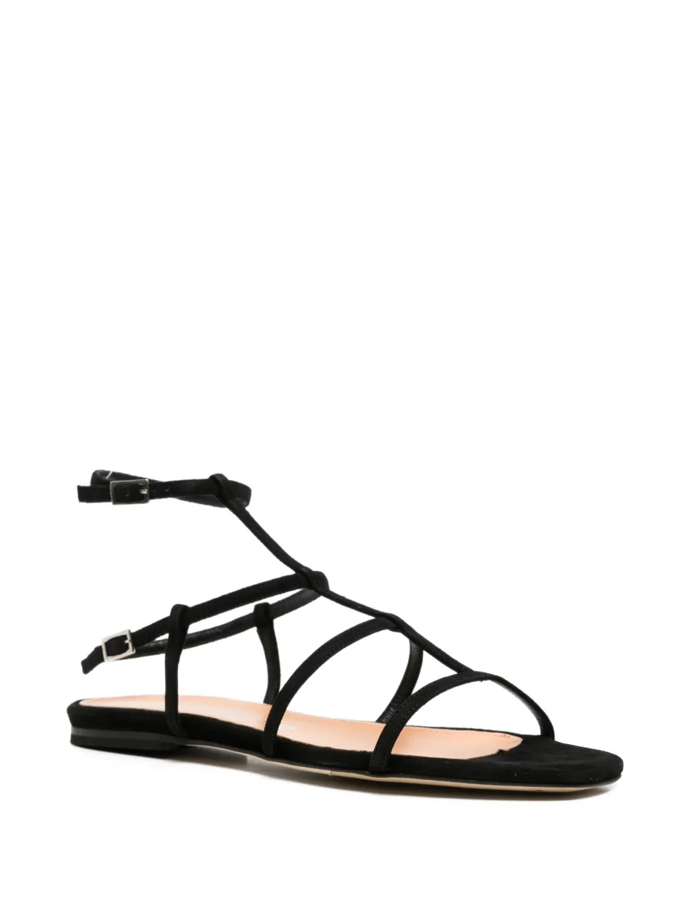 The Seller suede sandals Zwart