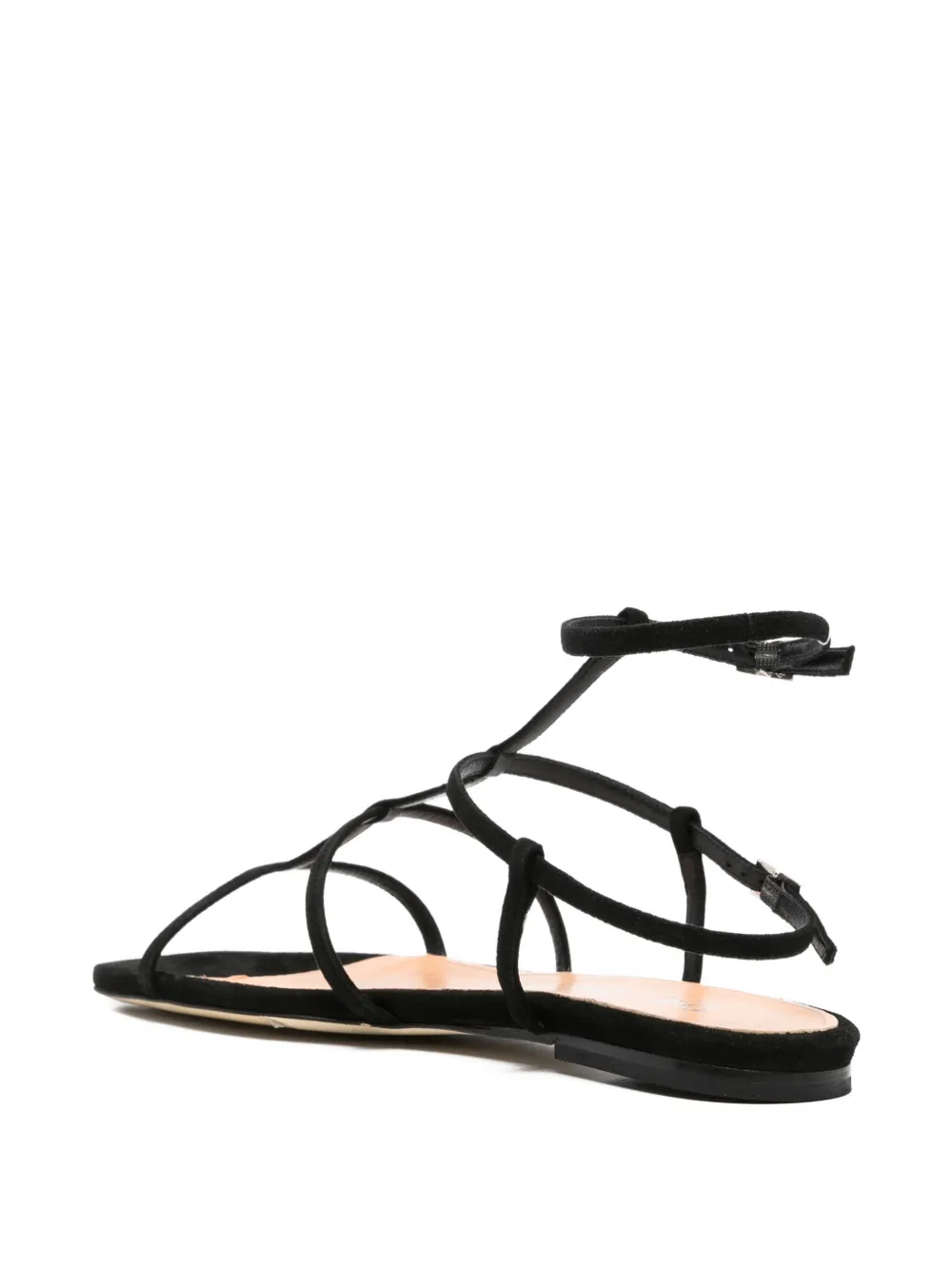 The Seller suede sandals Zwart
