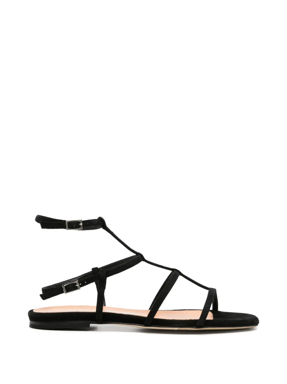 The Seller Suède sandalen Zwart
