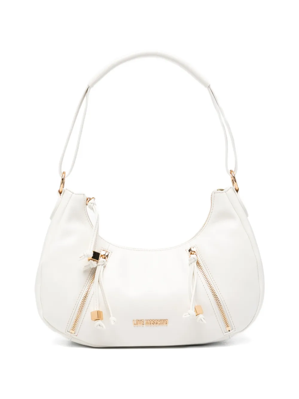 Love Moschino zip-fastening shoulder bag - Bianco