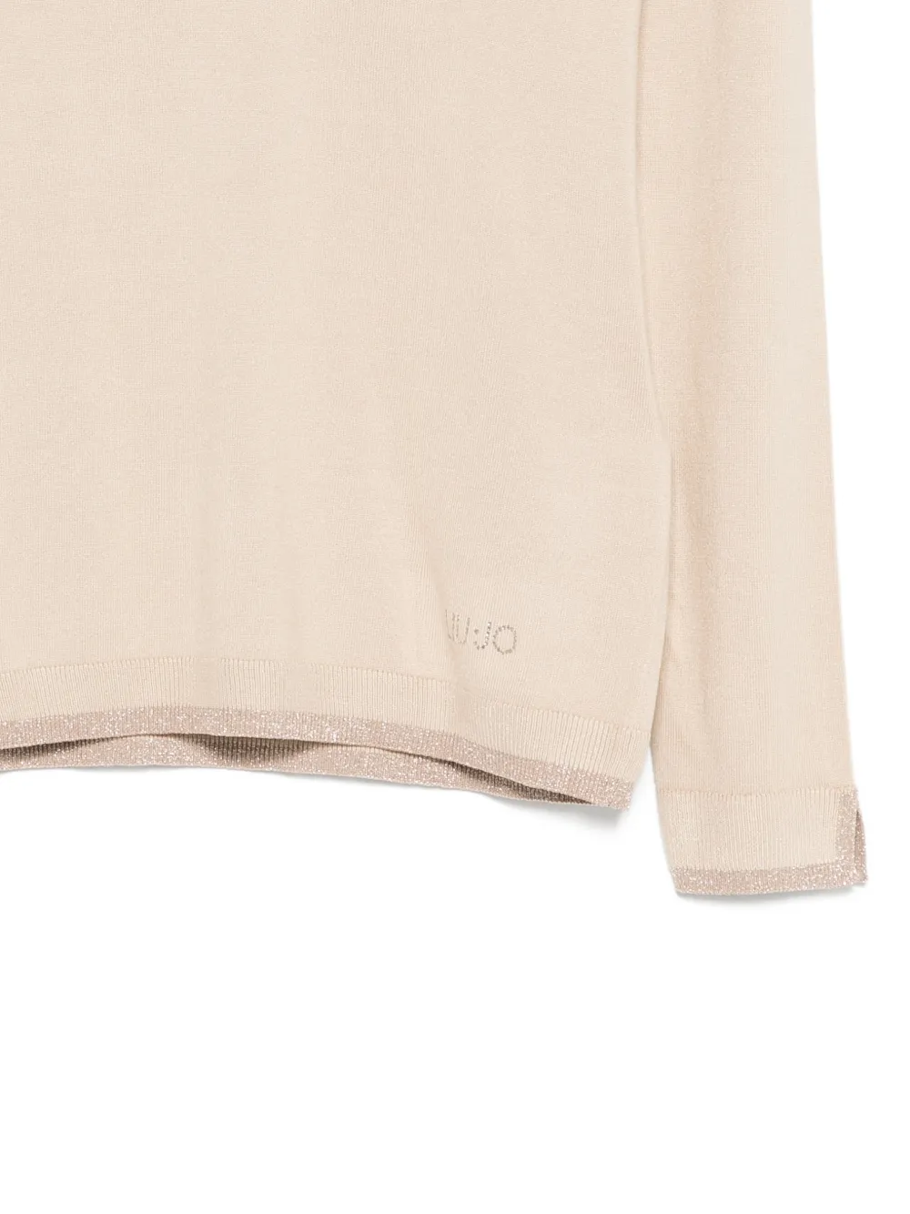 LIU JO Trui met V-hals Beige