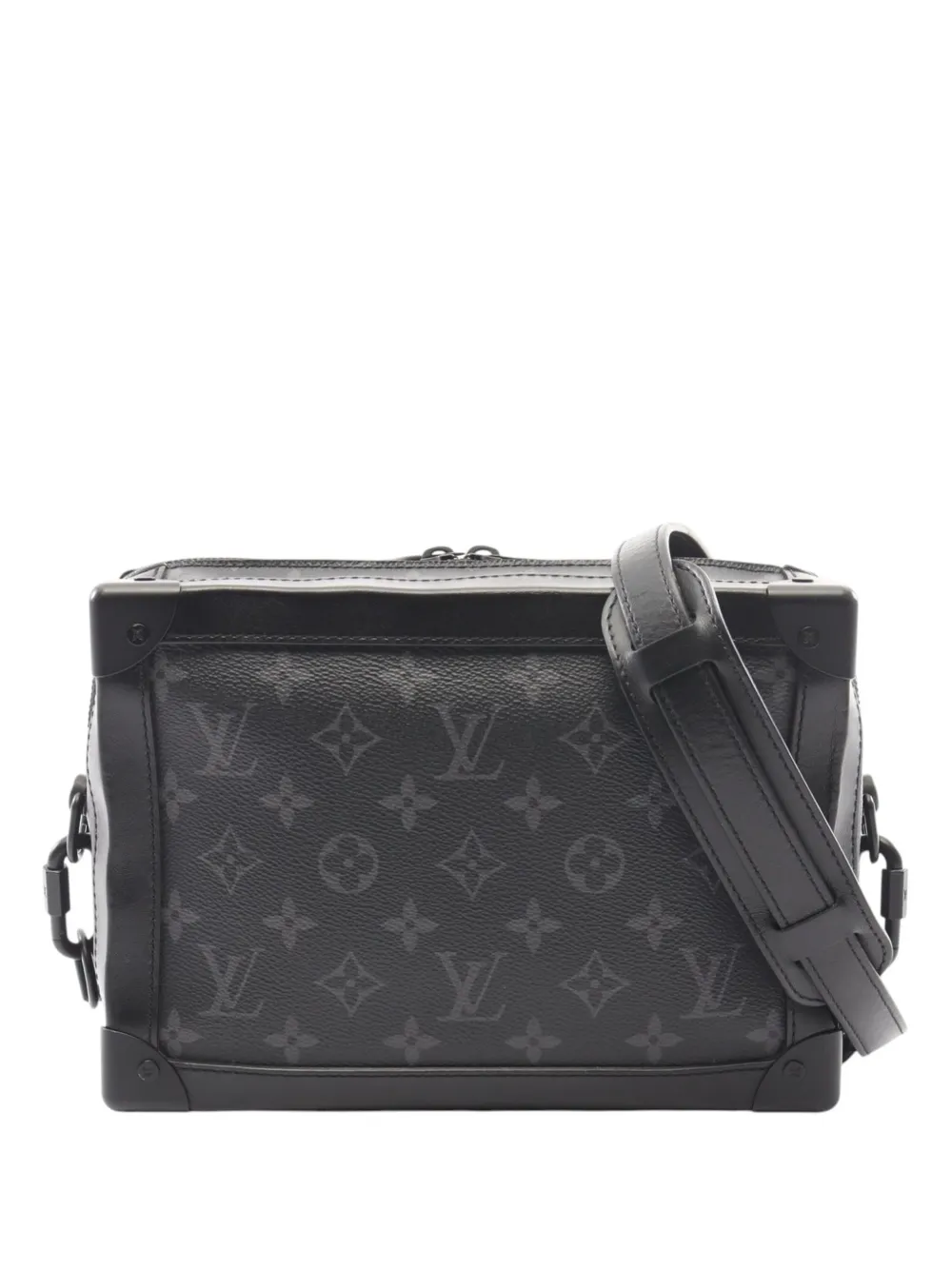 Louis Vuitton Pre-Owned 2019 Monogram Eclipse Soft Trunk crossbody bag - Nero