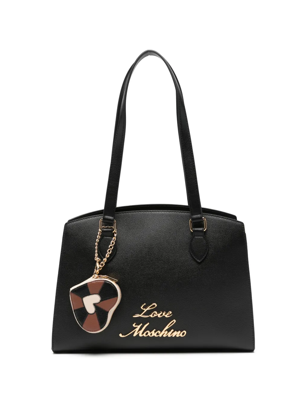 Love Moschino heart-charm tote bag - Nero