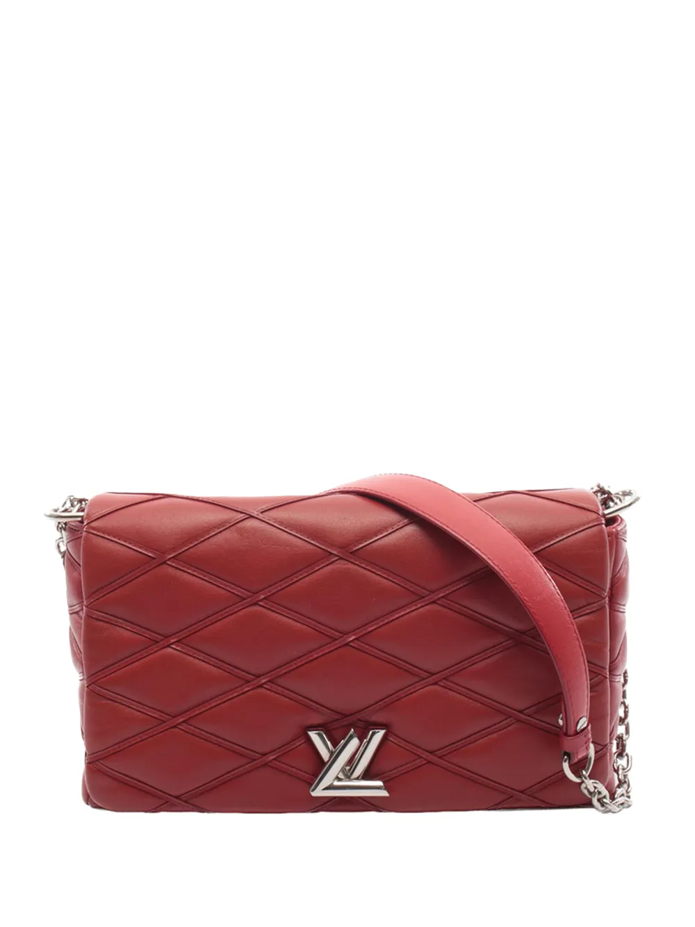 Louis Vuitton Pre-Owned 2010-2026 Lambskin GO-14 Malletage MM crossbody bag - Rosso