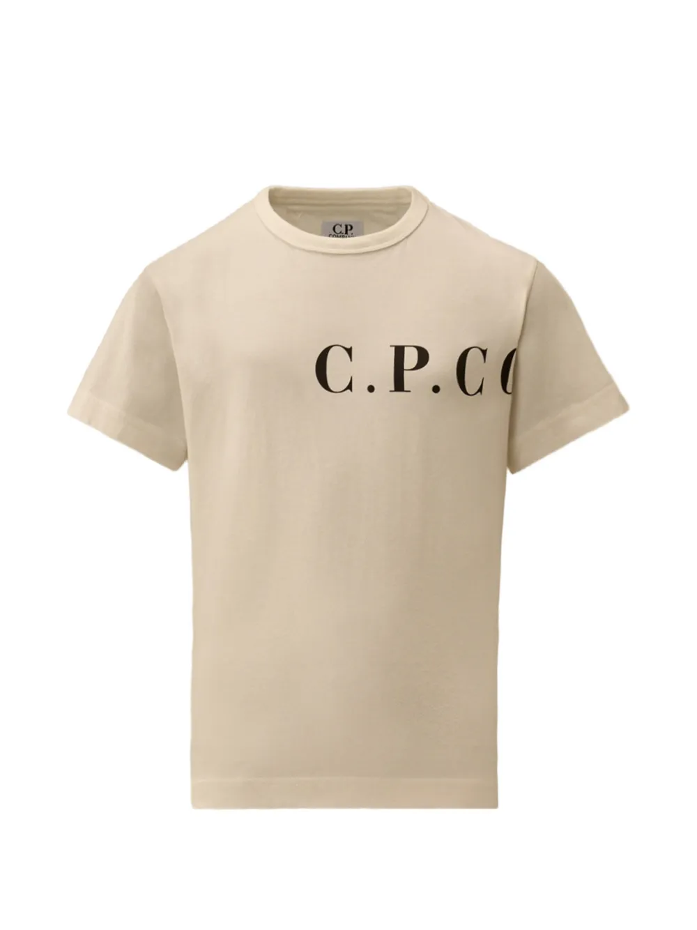 C.P. Company Kids logo-print T-shirt - Toni neutri