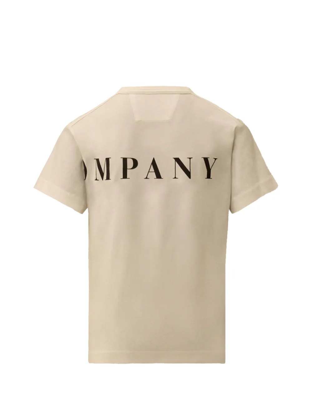 C.P. Company Kids T-shirt met logoprint Beige