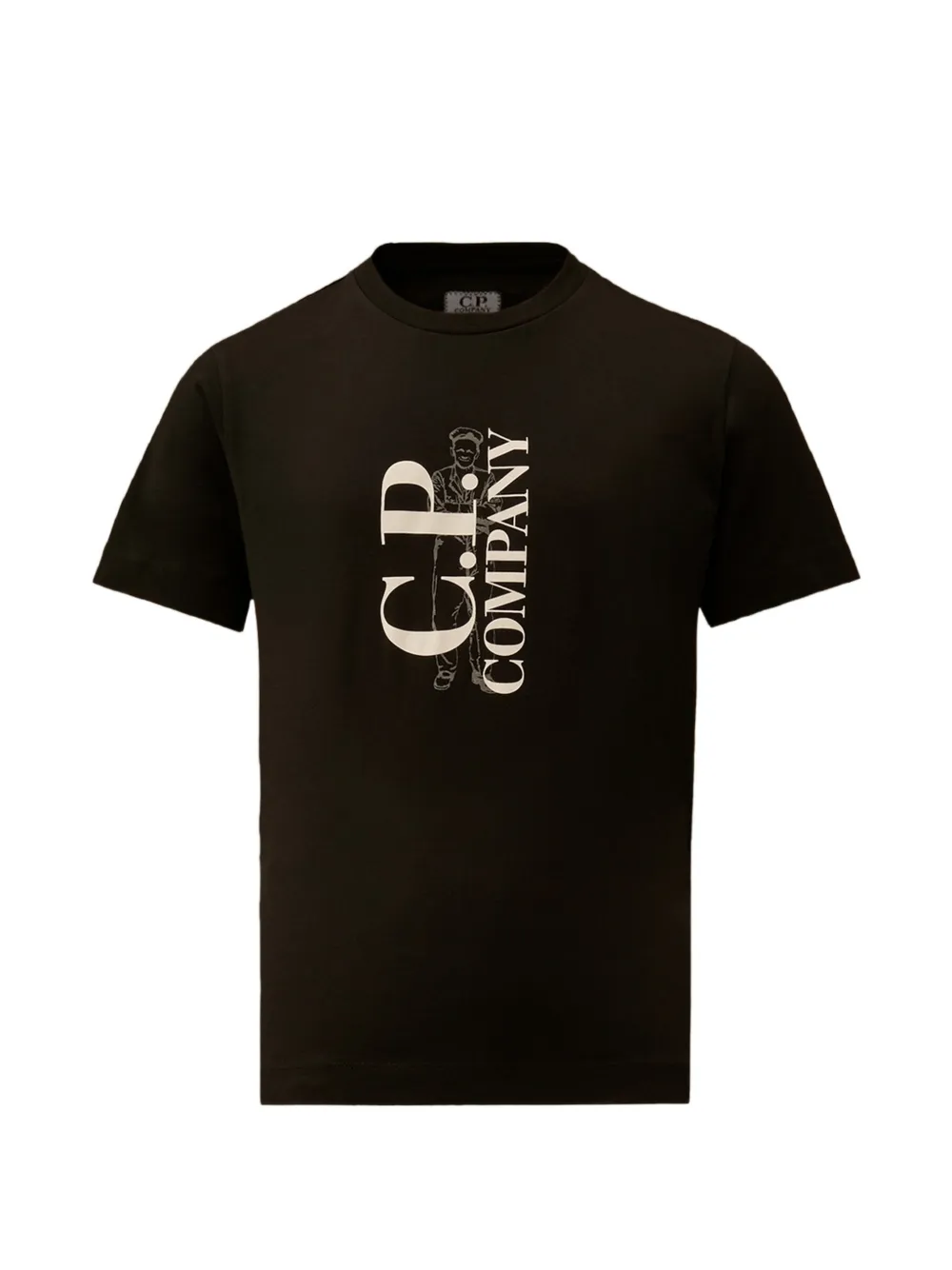 C.P. Company Kids logo-print T-shirt - Nero