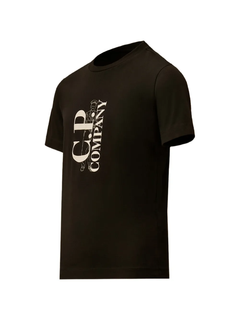C.P. Company Kids T-shirt met logoprint Zwart