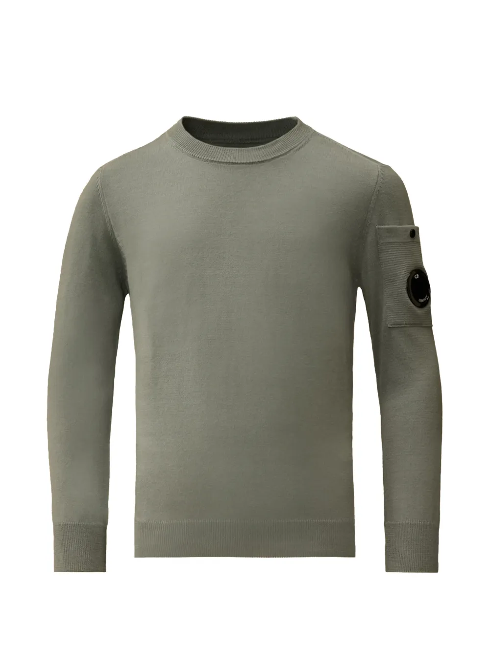 C.P. Company Kids Trui met zak en Lens-detail Grijs