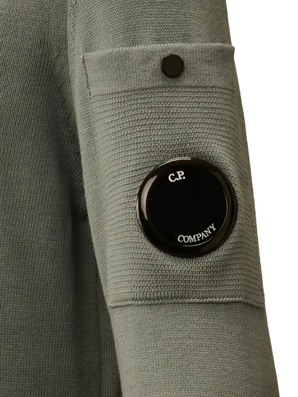 C.P. Company Kids Trui met zak en Lens-detail Grijs