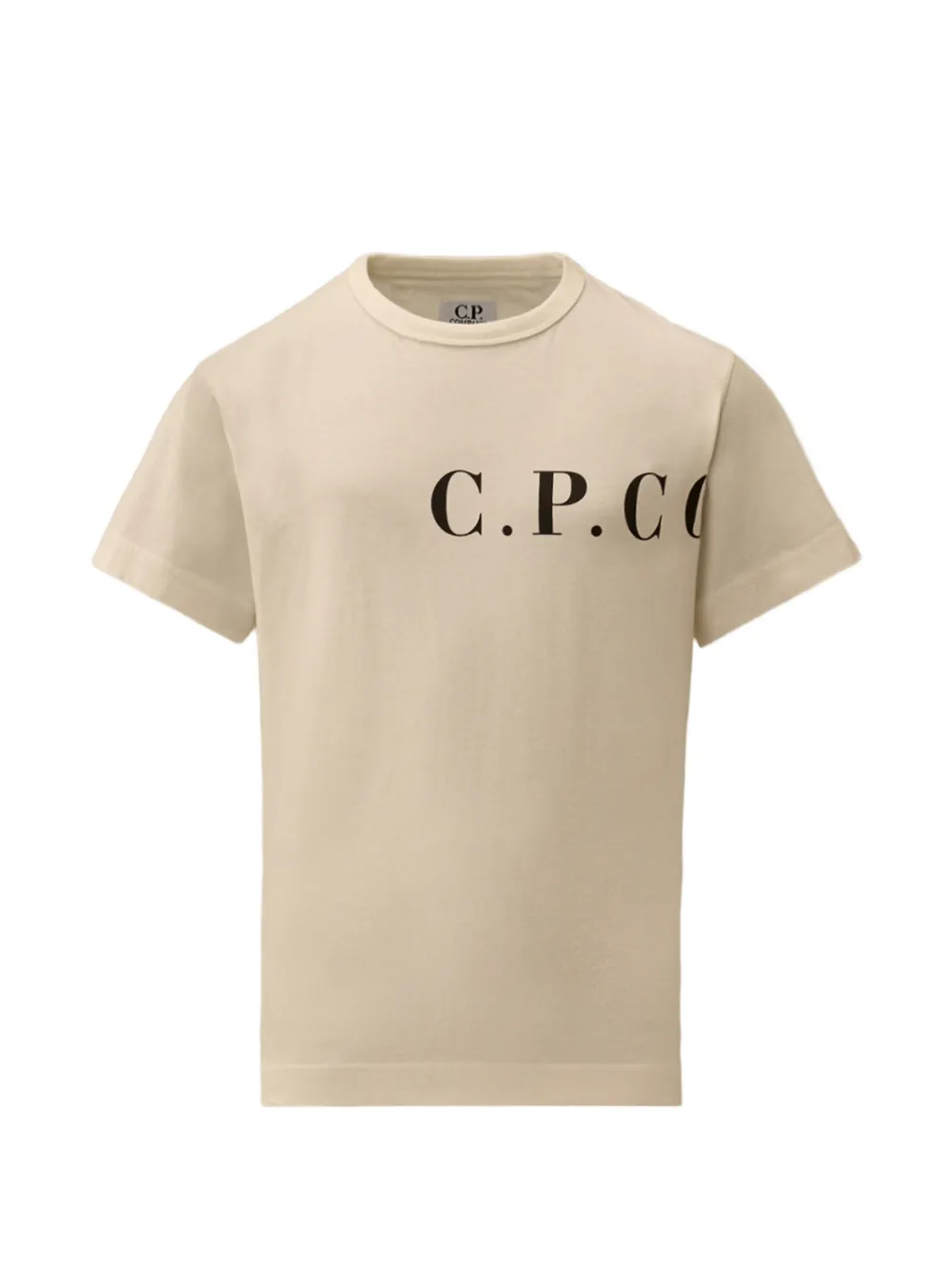 C.P. Company Kids logo-print T-shirt - Toni neutri