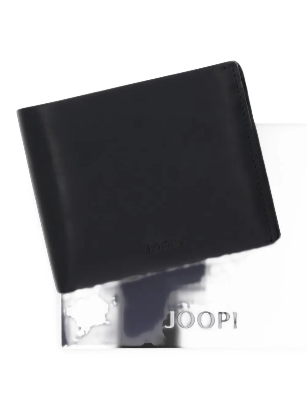 Joop! Ninos Cerratano logo-debossed leather wallet Zwart