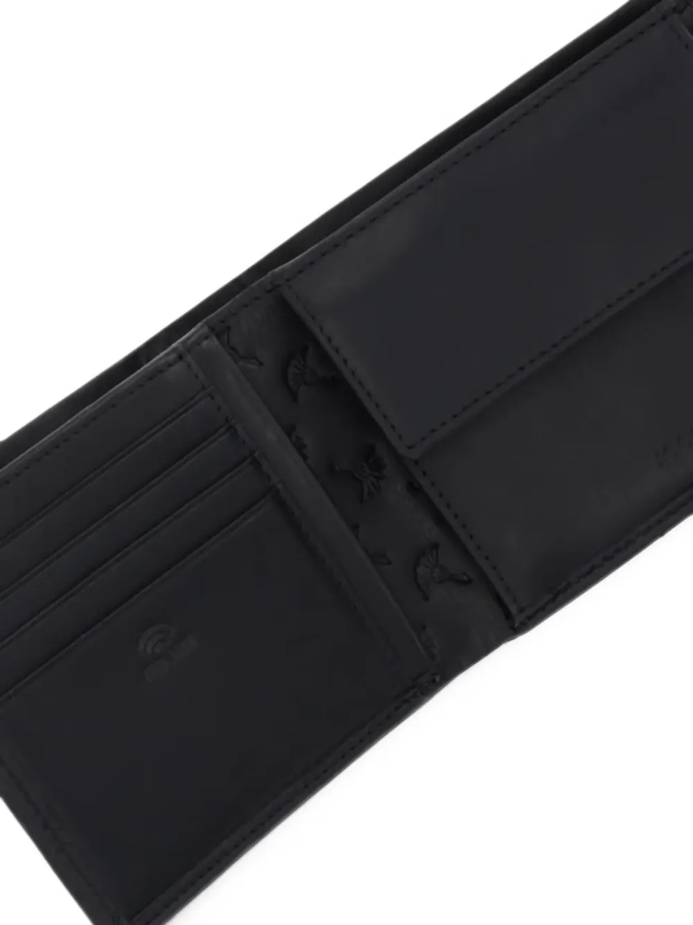 Joop! Ninos Cerratano logo-debossed leather wallet Zwart