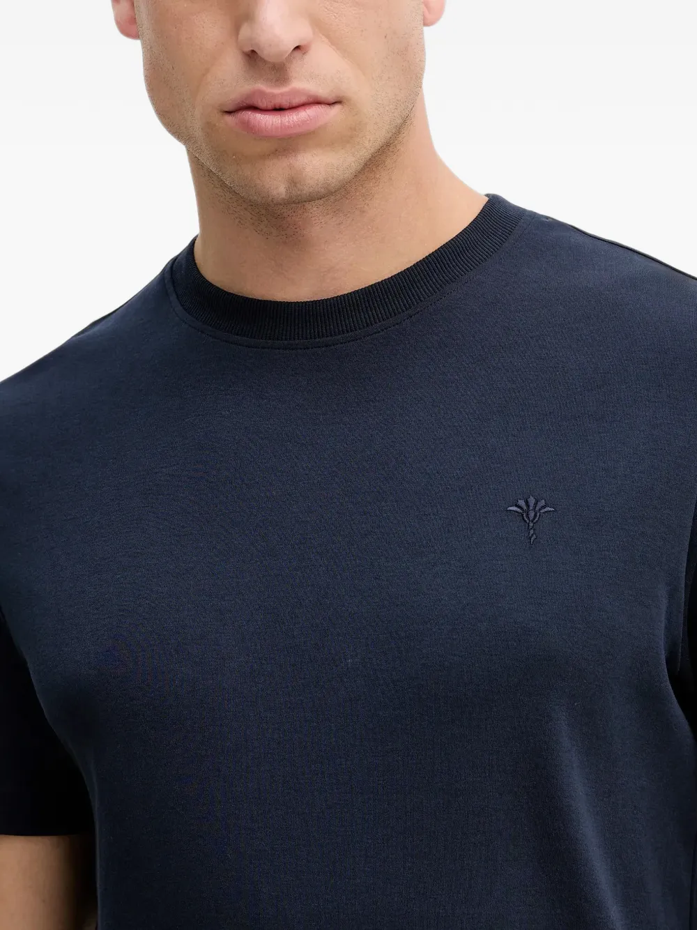 Joop! Priamo T-shirt met geborduurd logo Blauw