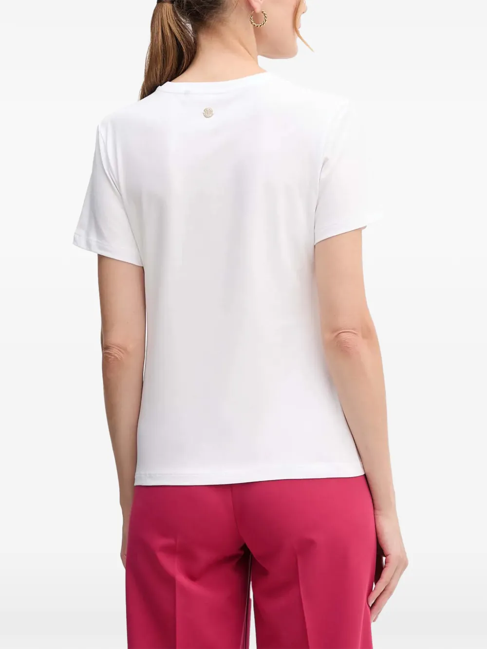 Joop! T-shirt met hartprint Wit