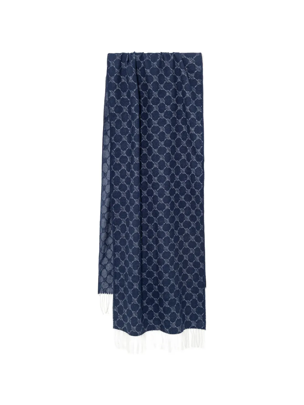 Joop! Sciarpa Fabio con frange - Blu