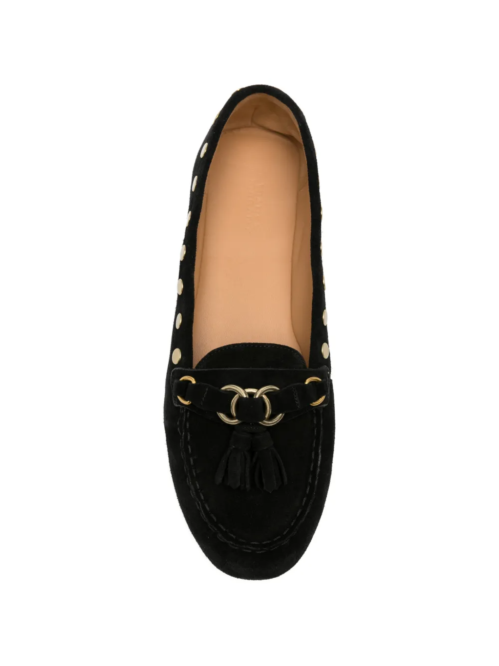 ISABEL MARANT Loafers met kwastje en studs Zwart
