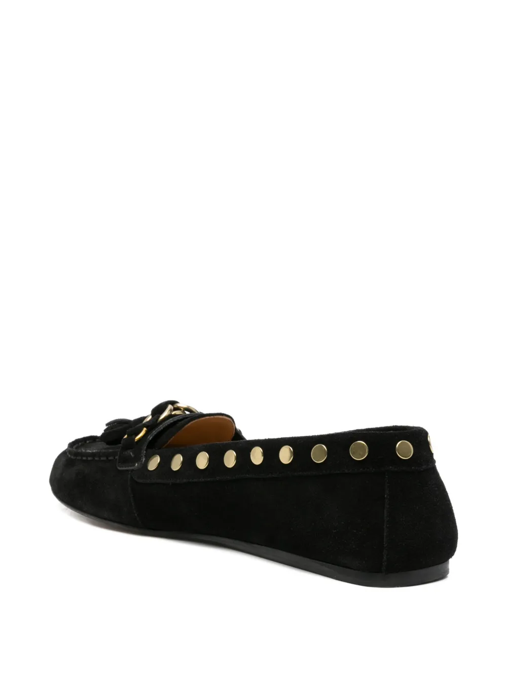 ISABEL MARANT Loafers met kwastje en studs Zwart
