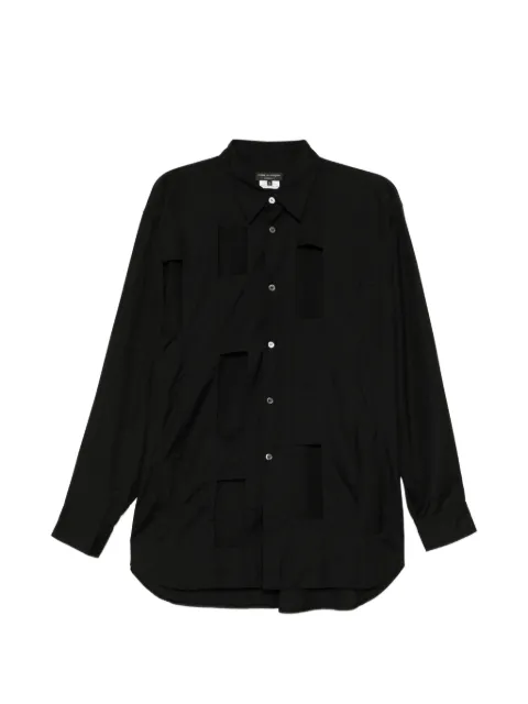 Comme Des Garçons cut-out long-sleeve shirt