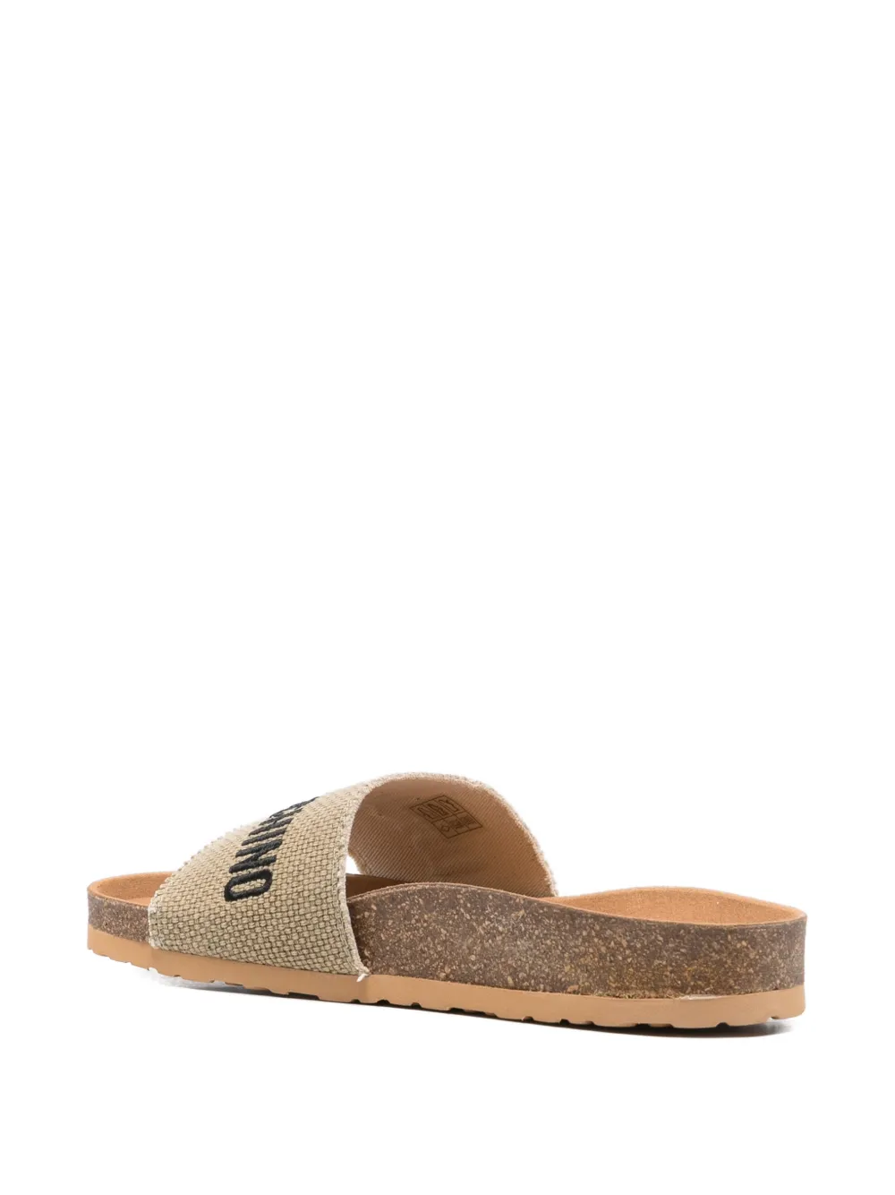 Love Moschino Sandalen met logodetail Beige