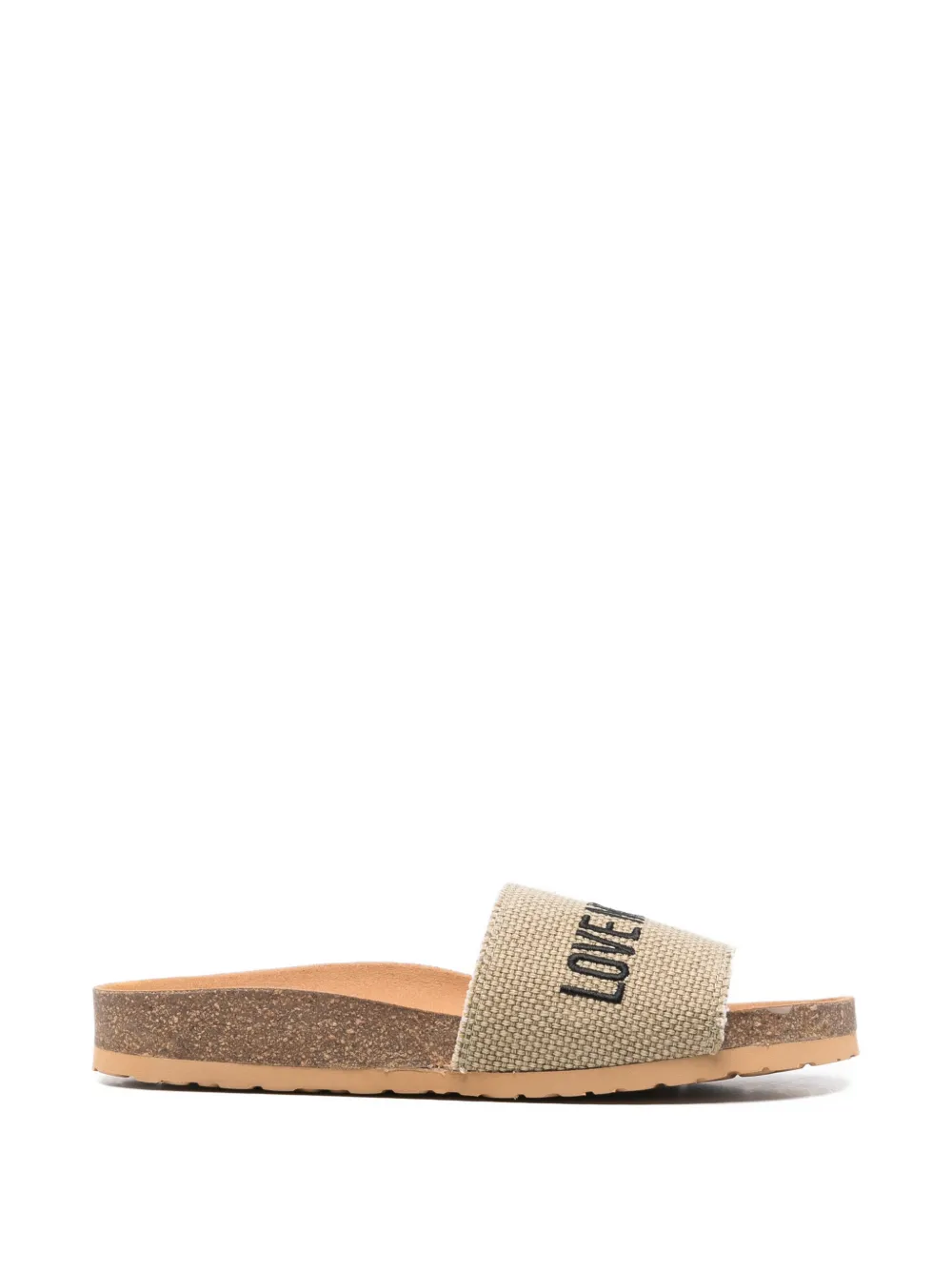 Love Moschino logo detail sandals - Toni neutri