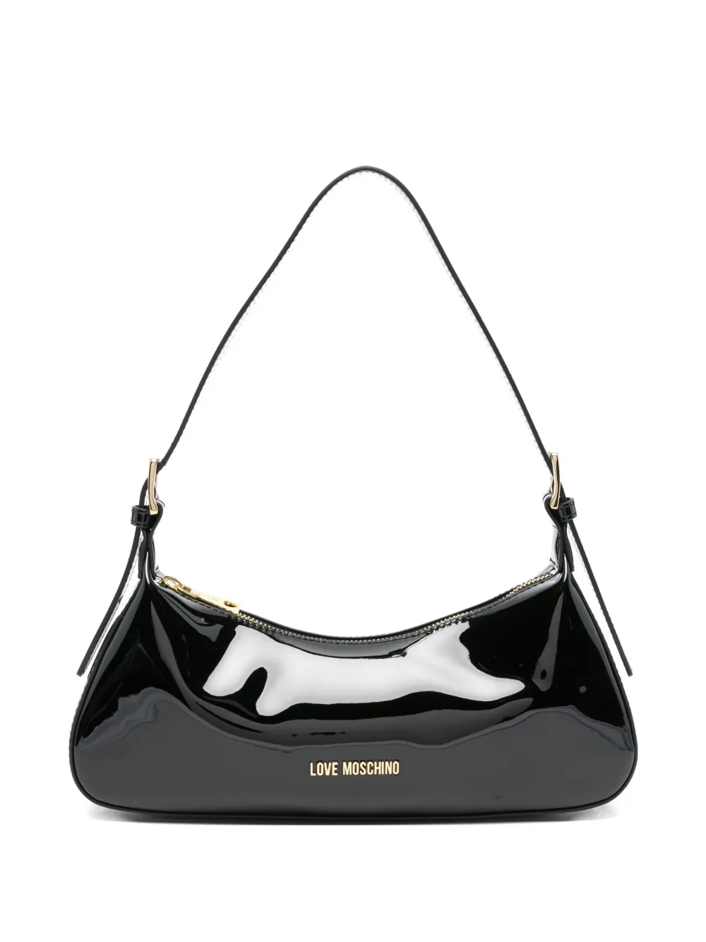 Love Moschino Borsa a spalla con logo - Nero