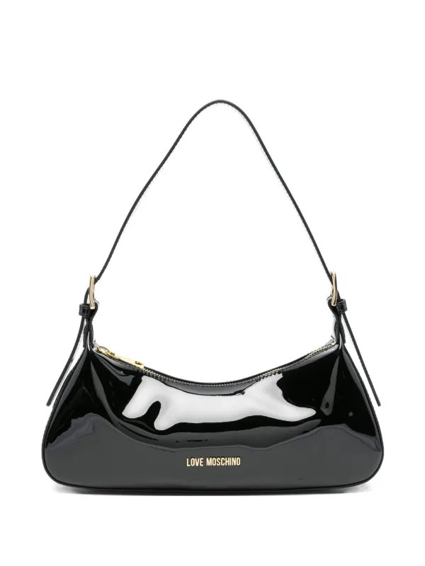 Love Moschino logo-detail Shoulder Bag | Black | FARFETCH
