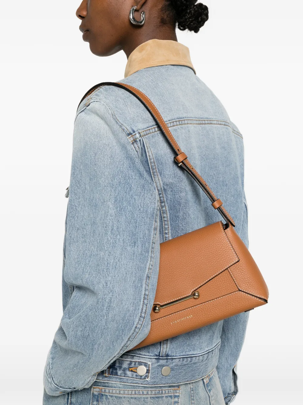  Strathberry Mosaic Shoulder Bag - Brown 