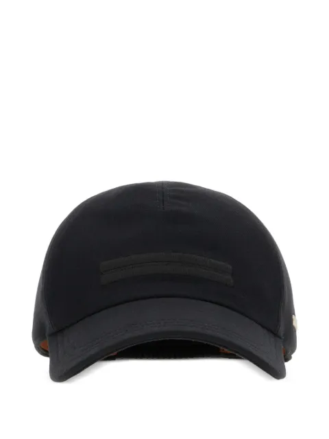 Zegna tonal-detail baseball cap