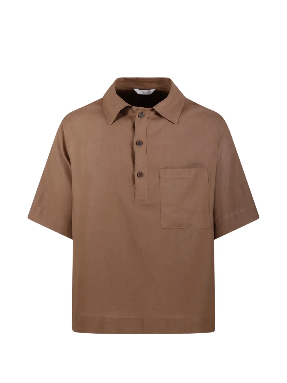 Hevo ショートスリーブ ポロシャツ | ブラウン