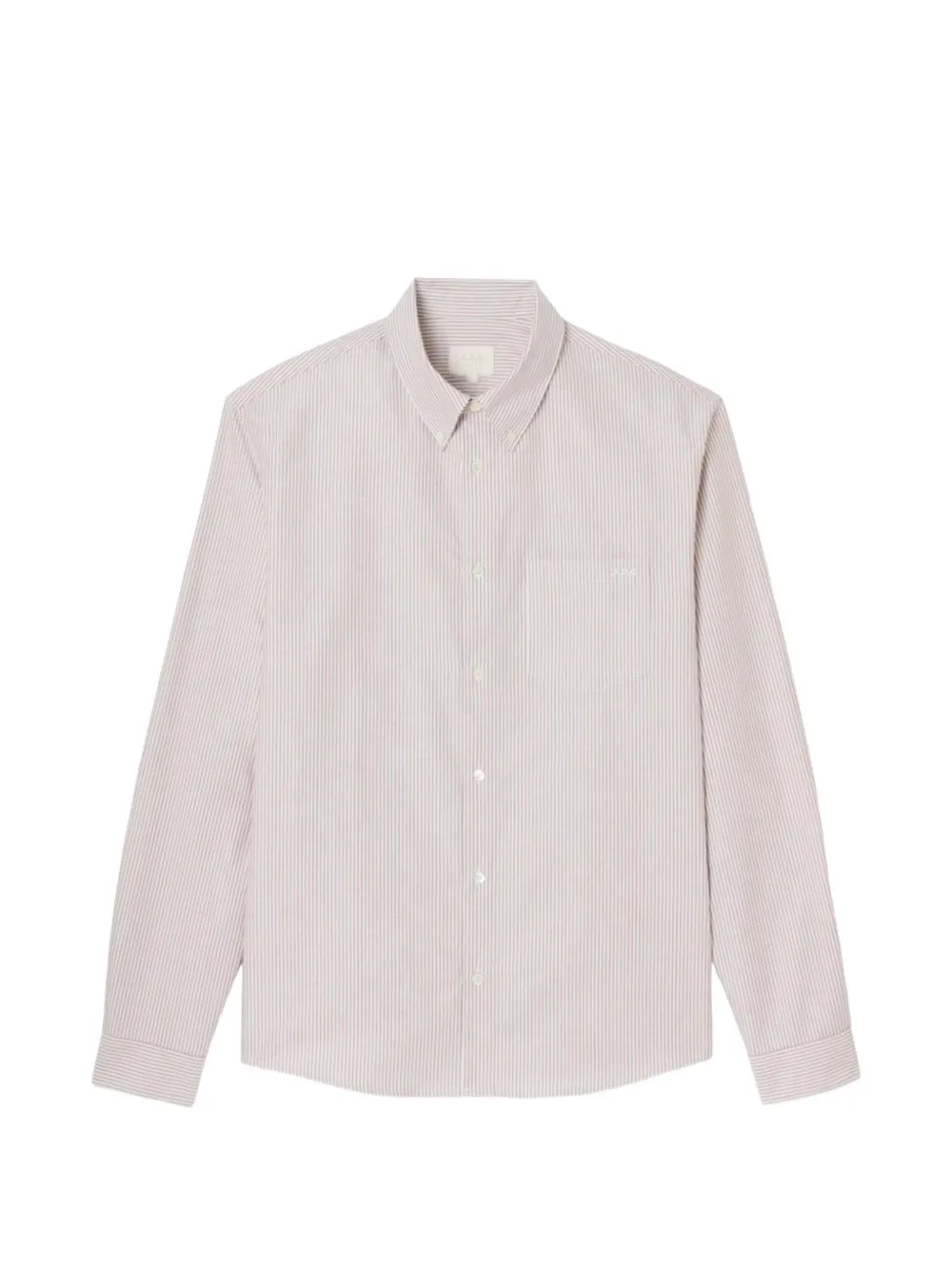 A.P.C. striped buttoned shirt - Toni neutri