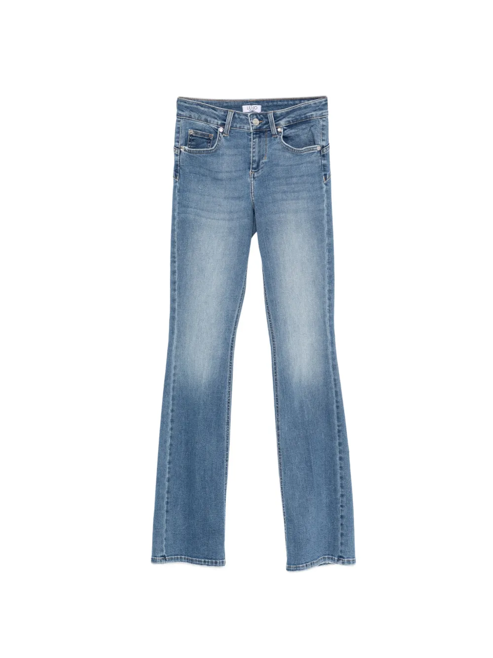 LIU JO logo bootcut jeans - Blu