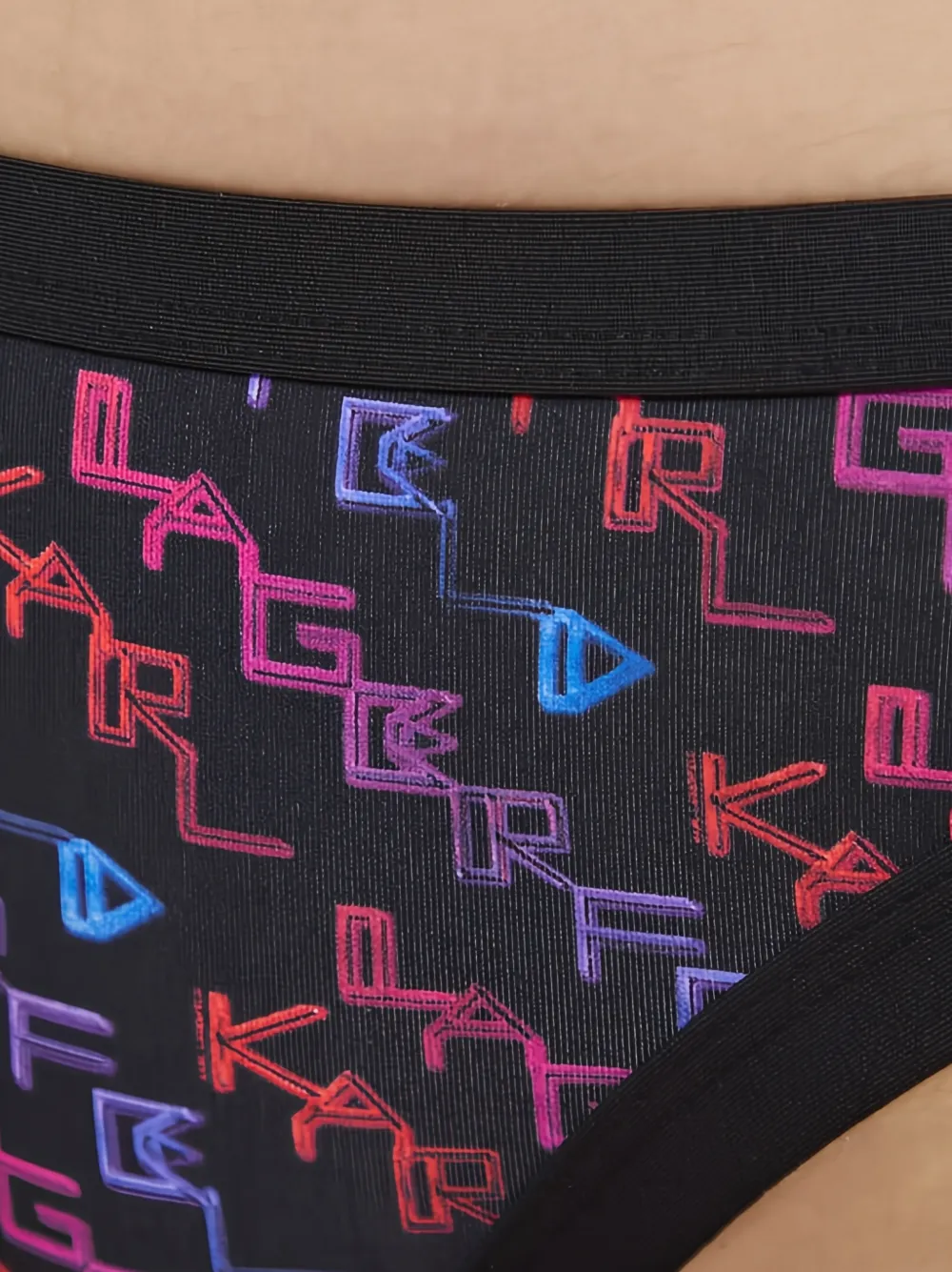 Karl Lagerfeld Bikinislip met logoprint Zwart