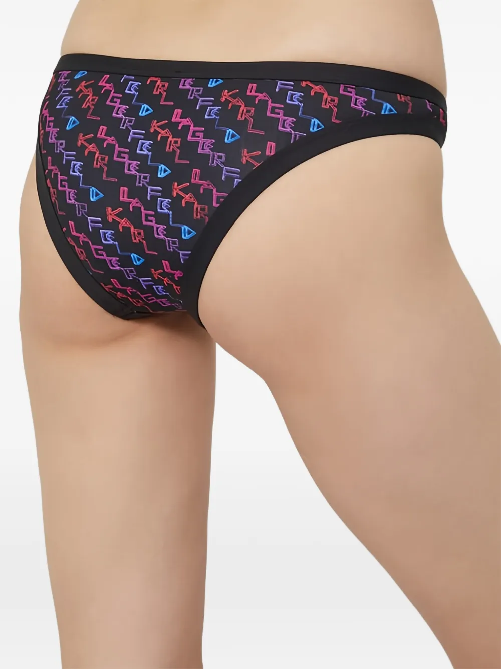 Karl Lagerfeld Bikinislip met logoprint Zwart