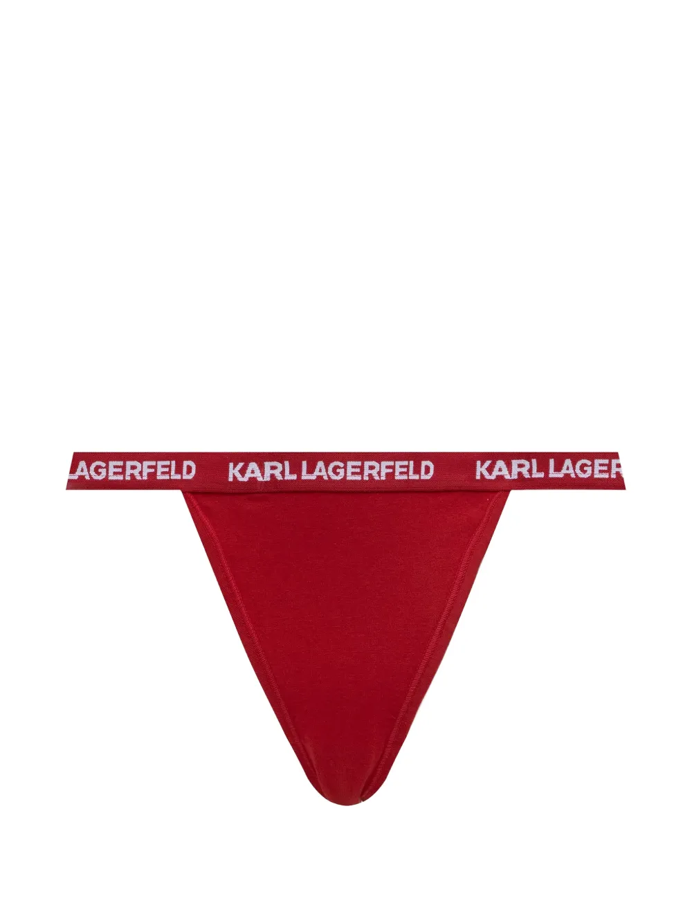 Karl Lagerfeld Zeven Braziliaanse slips met logoband Groen