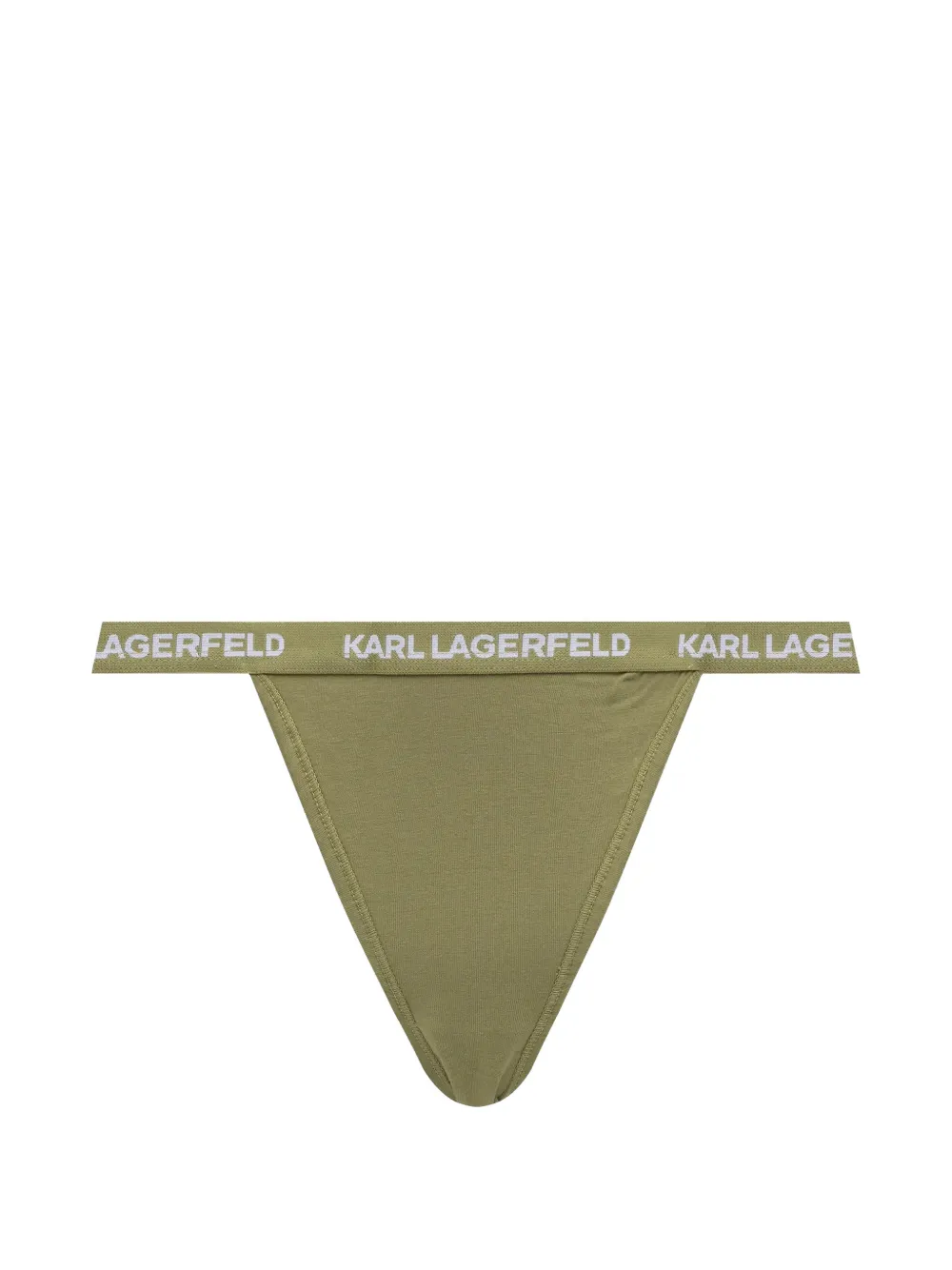 Karl Lagerfeld Zeven Braziliaanse slips met logoband Groen